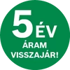 5 éves áramfogyasztásának visszatérítés