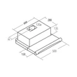 Kép 2/9 - Cata TF-5250 WH/L (2 motoros) teleszkópos páraelszívó Kép 2/9 - Cata TF-5250 WH/L (2 motoros) teleszkópos páraelszívó