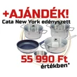 Kép 6/6 - CATA - AS-750 2 FLEX indukciós főzőlap beépített elszívóval AS-750 + CATA NEW YORK edényszett