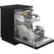 Kép 4/4 - WHIRLPOOL W8FHS61BS Mosogatógép, A , 15 teríték,  black steel készülékszín, 8 program, 9,9 l vízfogyasztás, PowerClean és 6. érzék technológia, fix 3. evőeszköztartó fiók, NaturalDry , 41dBA