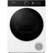 Kép 1/2 - Hisense DH5I104BWAB Szárítógép,  10 kg / 125l, "A"  iPlay: színes TFT kijelző érintőgombokkal,  WIFI ConnectLife alkalmazás,   AntiCrease gyűrődésmentesítő funkciók, iDry: 29perc alatt 1kg ruha,  Dobvilágítás, üvegajtó - megfordítható ajtónyitás
