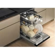 Kép 5/7 - WHIRLPOOL W7FHP43X Mosogatógép, C , 15 teríték, inox készülékszín, 10 program, 9,5 l vízfogyasztás, PowerClean és 6. Érzék technológia , moduláris 3. evőeszköztartó fiók, NaturalDry  43 dBA
