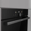 Kép 2/6 - Gorenje BPS6747A09DBGOT Beépíthető sütő,  12 sütési mód,hozzáaadott gőz, 77 liter , érintőképernyős kijelző, "A+" energiaosztály, PIROLITIKUS öntisztás,  teleszkópos sütősín két szinten