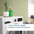 Kép 5/6 - Bosch WGB256A6BY Elöltöltős mosógép - Serie8 - Exlusive kivitel - Home Connect - i-DOS automatikus adagolás - IronAssist gőzprogram és opció - 10 kg - Energiaosztály: A-30% - 1600 ford/perc - Fehér-inox ajtó - Döntött, nagyméretű TouchControl kijelző digi