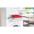 Kép 5/6 - Bosch WRB247CEBY Hőszivattyús kondenzációs szárítógép, Serie8, Home Connect, 9kg, A, Fehér-inox ajtó, SelfCleaning öntisztító kondenzátor, IronAssist gőzprogram, Döntött, nagyméretű TouchControl kijelző digitális kezelőgyűrűvel, SmartDry, AutoDry
