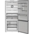 Kép 3/8 - WHIRLPOOL WHK26614X6E Alulfagyasztós DualNoFrost hűtőszekrény, C , 400 / 170 , inox készülékszín, 6.Érzék funkció, Touch Control , 0° rekesz,  WIFI és Bluetooth, MultiZone hűtési mód, 193,0x83,0x76,0cm