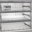 Kép 7/8 - WHIRLPOOL WHK26614X6E Alulfagyasztós DualNoFrost hűtőszekrény, C , 400 / 170 , inox készülékszín, 6.Érzék funkció, Touch Control , 0° rekesz,  WIFI és Bluetooth, MultiZone hűtési mód, 193,0x83,0x76,0cm