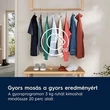 Kép 12/12 - Electrolux EW7F5482CE SteamCare Elöltöltős mosógép, Hygiene program gőzzel, QuickCare 69perc program, A energiaosztály, 8 kg, 1400 f/p, ökoinverter motor, Wifi
