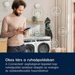 Kép 5/12 - Electrolux EW7F5482CE SteamCare Elöltöltős mosógép, Hygiene program gőzzel, QuickCare 69perc program, A energiaosztály, 8 kg, 1400 f/p, ökoinverter motor, Wifi
