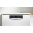 Kép 3/4 - BOSCH SMS25AW10F Szabadonálló Mosogatógép, Serie 2, Fehér, 12 teríték, E, 5 program, 3 opció, Digitális kijelző 9,5 l, 48 dB (A)