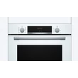 Kép 4/5 - Bosch HBA534BW3 Önállóan beépíthető sütő - Serie4 - fehér- 71 l sütőtér - 7 funkció -  Energiaosztály: A+ - EcoClean hátfal - 1-szintű teleszkópos sütősín