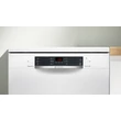 Kép 2/5 - Bosch SMS46KW02E Szabadonálló Mosogatógép - Serie4 - Fehér - 13 teríték - Energiaosztály:E - 5 program - 4 opció - LED kijelző - Nyomógombos vezérlés - Hőcserélős kondenzációs szárítás - VarioFlex kosárrendszer