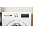 Kép 2/10 - Bosch WAN2829NBY Elöltöltős mosógép , Serie4 , IronAssist gőzprogram , 8 kg ,  A , 1400 f, Fehér,inox ajtó , TouchControl kijelző , AquaStop