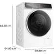 Kép 4/10 - BOSCH WGB25403BY Serie | 8 Elöltöltős mosógép, 10 kg, 1400 fordulat/perc,  i-DOS IronAssist, Wifi