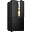 Kép 3/8 - Hisense RS818N4TFE Side by Side hűtő,  417/215l,  "E" , NO-FROST, INVERTERES , Multi Air Flow , Smart Wifi, víztartályos, Metal Cooling,  prémium inox