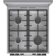 Kép 4/4 - Gorenje GKS5C71XF Kombinált tűzhely, 4 gázégő, elektromos multifunkciós sütő Pizza funkcióval,kijelző, fém tetővel, teleszkópos sütősín, lassú ajtózáródás, air fry, fém tető, szürke szín, gőzfunkcióval