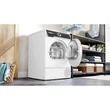 Kép 3/8 - Bosch WQH246D3BY Hőszivattyús kondenzációs szárítógép , Serie6 , Exclusive kivitel , Home Connect , 9kg ,  B , Fehér,inox ajtó , SelfCleaning öntisztító kondenzátor , Döntött Prémium TouchControl kijelző , SmartDry , AutoDry , SpeedPerfect ,  Vasaláskönny