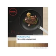 Kép 5/8 - BOSCH PVS61AHC1E CombiInduction üvegkerámia főzőlap ,  Matt Design felület ,  Serie6 ,  Home Connect & Hob, Hood Control ,   4 indukciós főzőzóna, ebből 2 összekapcsolható CombiInduction zóna ,   PerfectFry Plus