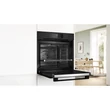 Kép 4/6 - BOSCH HBA572EM3 Önállóan beépíthető sütő ,  Serie4 ,  Matt design ,  71 l ,  7 funkció ,  3D hőlégbefúvás ,   A+ ,  pirolitikus öntisztítás ,  AutoPilot10 ,  AirFry sütési mód (AirFry tepsi tartozék) ,   teleszkópos sütősín