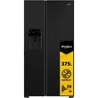 Kép 2/6 - WHIRLPOOL WHG26574WXK5E SIde-by side hűtőszekrény, D  , 375 / 203 , 6. érzék technológia, FreshLock, ProFresh, Black Inox készülékszín, digitális kijelző, jégkészítő és vízadagoló, multiflow 179X91x70,5cm
