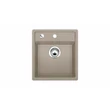 Kép 1/5 - BLANCO DALAGO 45 Silgranit mosogatótálca, tartufo, excenterrel