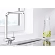 Kép 4/5 - BLANCO LARESSA-F ablak elé szerelhető csaptelep, jobbos karral, króm, magasnyomású