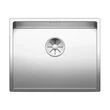 Kép 1/7 - BLANCO CLARON 500-U mosogatótálca, selyemfényű rozsdamentes acél, excenter nélkül
