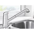 Kép 4/5 - BLANCO DARAS-S-F ablak elé szerelhető csaptelep kihúzható fejjel, króm, magasnyomású