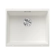 Kép 1/7 - BLANCO SUBLINE 500-U Silgranit mosogatótálca, fehér, excenter nélkül