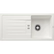 Kép 1/5 - BLANCO FAVUM 45 S Silgranit mosogatótálca, fehér, tartozék nélkül, excenter nélkül