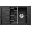 Kép 1/9 - BLANCO ELON XL 6 S Silgranit mosogatótálca, fekete, excenter nélkül