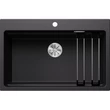 Kép 1/9 - BLANCO ETAGON 8 Silgranit mosogatótálca, fekete, tartozékokkal, excenter nélkül