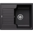 Kép 1/9 - BLANCOZIA 40 S Silgranit mosogatótálca, fekete, excenter nélkül