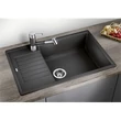 Kép 2/4 - BLANCO ZIA XL 6 S Compact Silgranit mosogatótálca, vulkánszürke, excenter nélkül Kép 2/4 - BLANCO ZIA XL 6 S Compact Silgranit mosogatótálca, vulkánszürke, excenter nélkül
