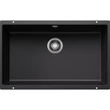 Kép 1/9 - BLANCO ROTAN 700-U Silgranit mosogatótálca fekete, excenter nélkül