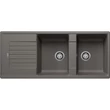 Kép 1/5 - BLANCO ZIA 8 S Silgranit mosogatótálca, vulkánszürke, excenter nélkül