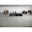 Kép 6/8 - BLANCO ADIRA XL 6S Silgranit mosogatótálca fekete tart., excenterrel