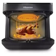Kép 3/4 - Hisense HAF2100DCD Air fryer - Forró levegős sütő - betekintő ablakkal    2100 W,  7,7 l, kivehető tál , egyszerű színes digitális kijelző, 10 előre beállított sütési program,  automatikus kikapcsolás