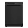 Kép 1/4 - WHIRLPOOL W8FHS61BS Mosogatógép, A , 15 teríték,  black steel készülékszín, 8 program, 9,9 l vízfogyasztás, PowerClean és 6. érzék technológia, fix 3. evőeszköztartó fiók, NaturalDry , 41dBA
