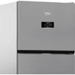 Kép 3/7 - Beko B5RDNE504LDXB szabadonálló felülfagyasztós 70 cm széles hűtő, HarvestFresh, Csiszolt ezüst, 477 L, vízadagoló