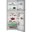 Kép 4/7 - Beko B5RDNE504LDXB szabadonálló felülfagyasztós 70 cm széles hűtő, HarvestFresh, Csiszolt ezüst, 477 L, vízadagoló