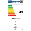 Kép 3/4 - Tesla RS2420HE Egyajtós hűtőszekrény, 242 liter, 143 cm "E", fehér