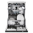 Kép 1/7 - HAIER XF 4A4M4PX Szabadonálló Inox Mosogatógép 3 kosár, 14 Teríték, 1/2 program