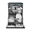 Kép 2/9 - HAIER XF 4A4M4PB Szabadonálló Mosogatógép, fekete, 14 teríték, A, WiFi