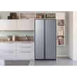 Kép 4/6 - Candy CNSQ2T918EX Side by Side inox hűtő, 523 Liter, 91x65x178 cm, 331+192 Liter, "E", No Frost