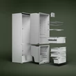 Kép 4/7 - AEG TC7CS182ES Beépíthető kombinált hűtőszekrény, NoFrost, AI CoolAssist funkció, 177 cm