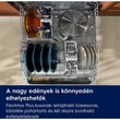 Kép 6/11 - Electrolux E92LX220P Beépíthető mosogatógép, WiFi, QuickSelect kezelőpanel, EasyFlex Pro fiók, AirDry, 14 teríték