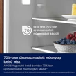 Kép 7/8 - Electrolux ENA7NE18S Beépíthető kombinált hűtőszekrény, NoFrost, AI CoolAssist funkció, 177 cm
