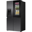 Kép 5/14 - Hisense RQ600P7SKE Side by Side Francia ajtós, Multidoor hűtőszekrény, Wifi, No Frost, Fekete, Betekintő ablak, UV szűrt vízadagoló, TFT Kijelző