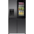 Kép 6/14 - Hisense RQ600P7SKE Side by Side Francia ajtós, Multidoor hűtőszekrény, Wifi, No Frost, Fekete, Betekintő ablak, UV szűrt vízadagoló, TFT Kijelző